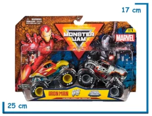 SPIN MASTER IRON MAN & WAR MACHINE 2PACK TM 1.64 MONSTER JAM
