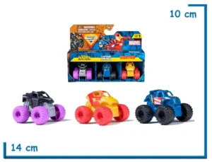 SPIN MASTER BLACK PANTHER CAPI & IRON MAN MINI BUNDLE MONSTER JAM