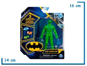 SPIN MASTER DC THE RIDDLER (TRANSLUCENT) BAT-TECH 10CM