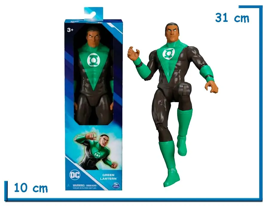 SPIN MASTER DC GREEN LANTERN (JOHN STEWART) 30CM