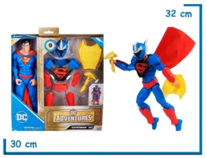 SPIN MASTER DC ADVENTURES SUPERMAN MAN OF STEEL CON ACCESORIOS 30CM