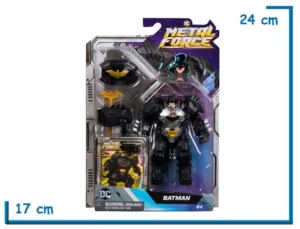 SPIN MASTER BATMAN FIGURA CON ACCESORIOS 10CM DC METAL FORCE