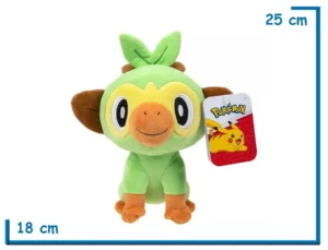 JAZWARES POKEMON GROOKEY PELUCHE