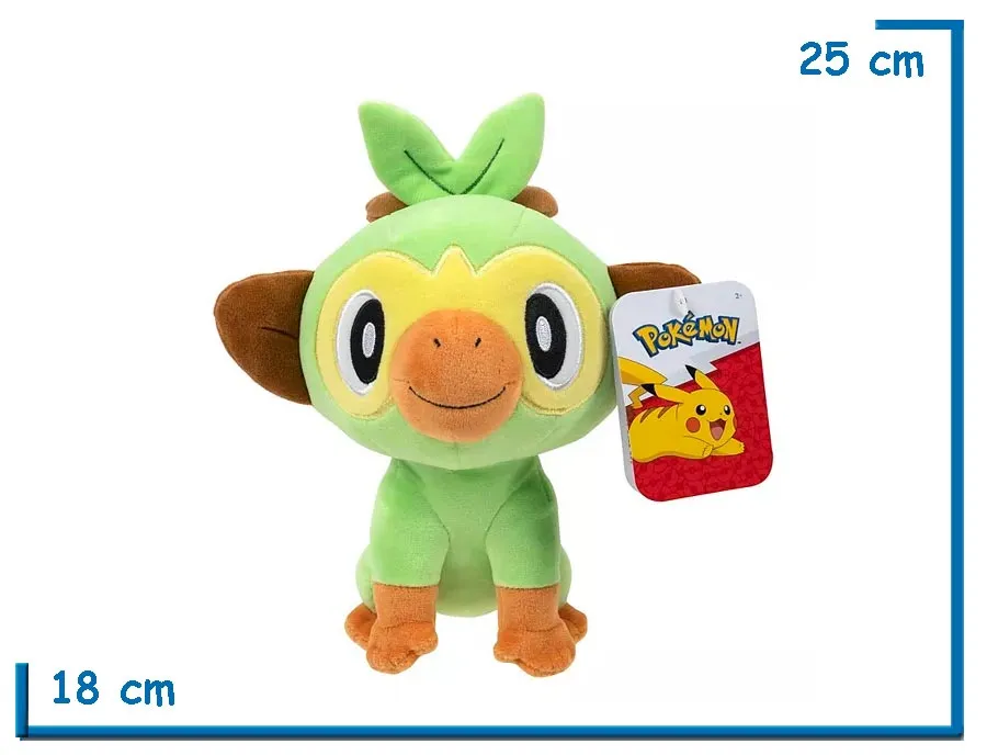 JAZWARES POKEMON GROOKEY PELUCHE