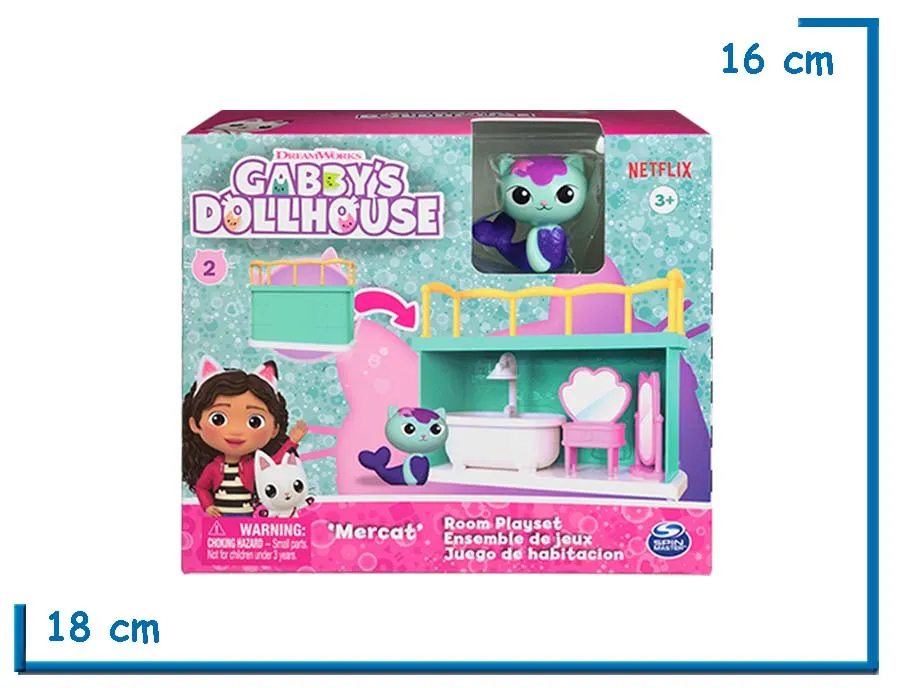 SPIN MASTER GABBYS DOLLHOUSE MERCAT ROOM PLAYSET