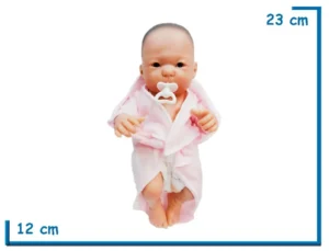 MINI BEBE CON PAÑAL Y CHUPETE