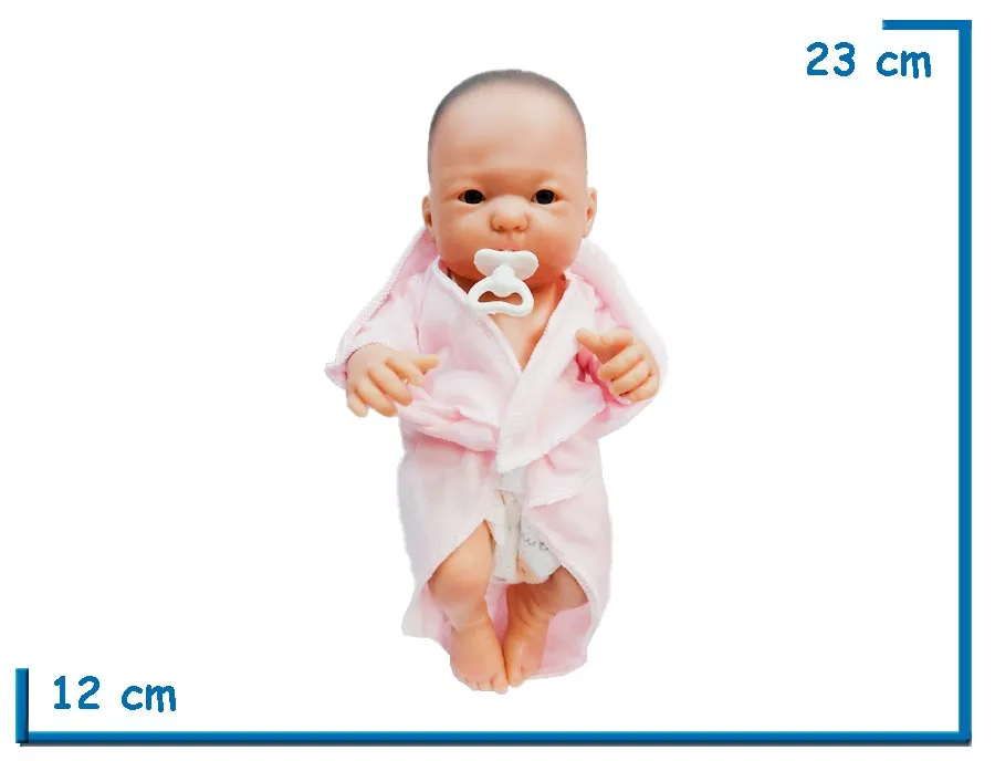 MINI BEBE CON PAÑAL Y CHUPETE