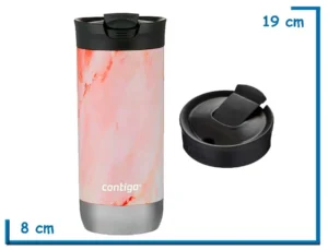CONTIGO VASO HURON COUTURE 2.0 SNAPSEAL ROSE QUARTZ 473ML