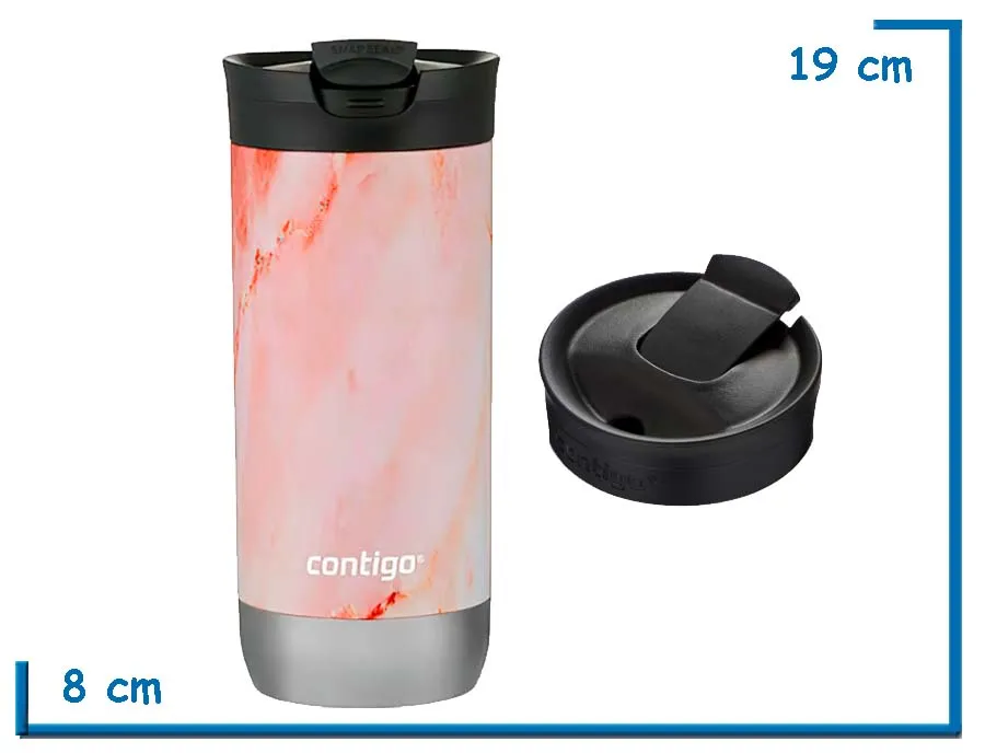 CONTIGO VASO HURON COUTURE 2.0 SNAPSEAL ROSE QUARTZ 473ML