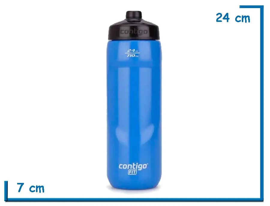 CONTIGO BOTELLA FIT BASIC SQUEEZE AMP BLUE 709ML