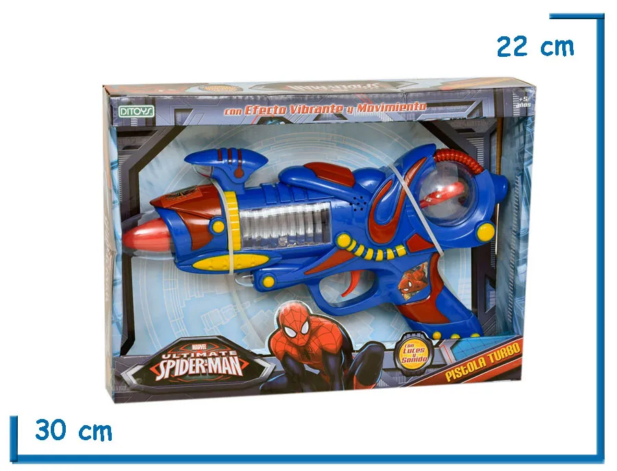 SPIDER MAN PISTOLA TURBO
