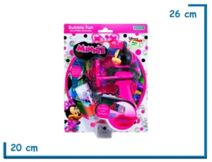 MINNIE BUBBLE FUN PISTOLA BURBUJERO