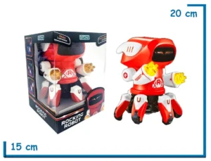 ROCKING ROBOT ROJO CON LUZ SONIDO Y MOVIMIENTO