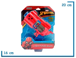 SPIDER-MAN LIGHTING GUN CON LUZ Y SONIDO