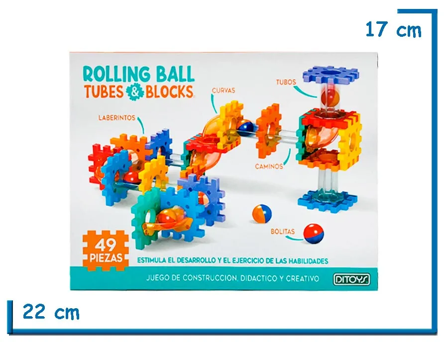 ROLLING BALL TUBES & BLOCKS 49 PZS
