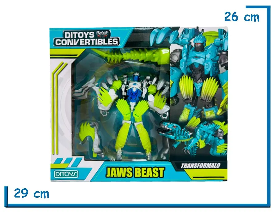 DITOYS CONVERTIBLES JAWS BEAST ROBOT DINO
