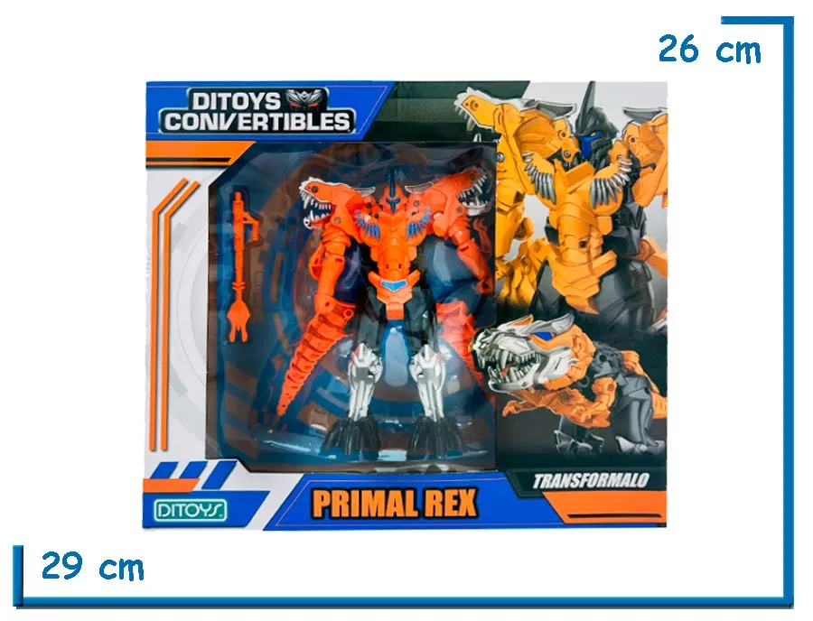 DITOYS CONVERTIBLES PRIMAL REX ROBOT DINO