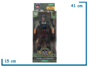 ELITE FORCE COMANDO ANTITERRORISMO BEIGE CARA DESCUBIERTA