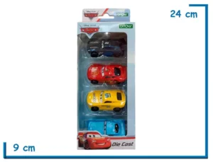 CARS SET X4 AUTITOS DIE CAST