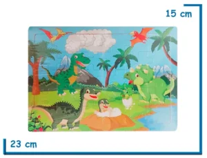 ROMPECABEZAS DE MADERA CHICO DINOSAURIOS 30 PZS
