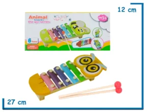 ANIMAL KNOCKS THE QIN SERIES XILOFONO BUHO DE MADERA