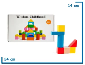 WISDOM CHILDHOOD BLOQUES DE MADERA 32PZS