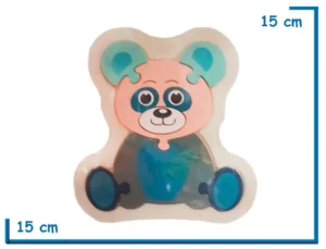 ENCASTRE DE MADERA OSO PANDA ROMPECABEZAS