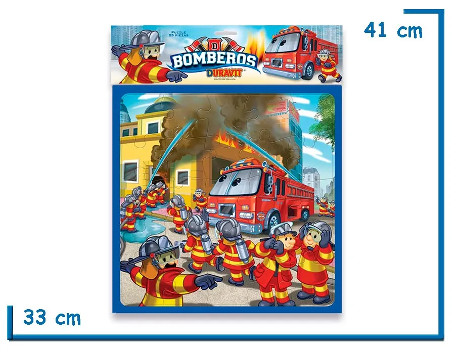 PUZZLE BOMBEROS GRANDE 25 PZS