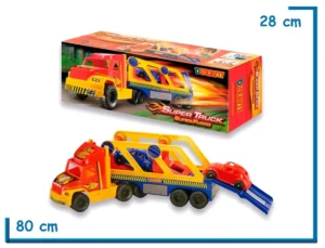 SUPER TRUCK SUPER FUEGO CAMION MOSQUITO CON 2 AUTOS