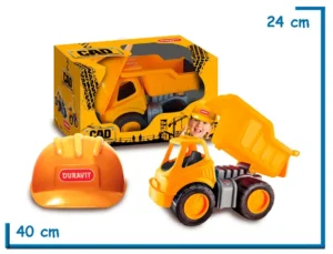 CAD CAMION VOLCADOR CON CASCO EN CAJA