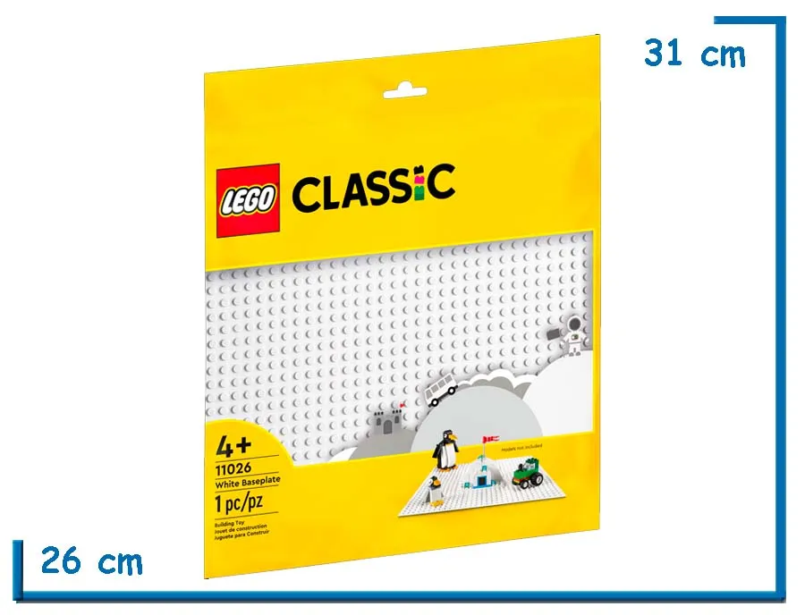 LEGO CLASSIC WHITE BASEPLATE