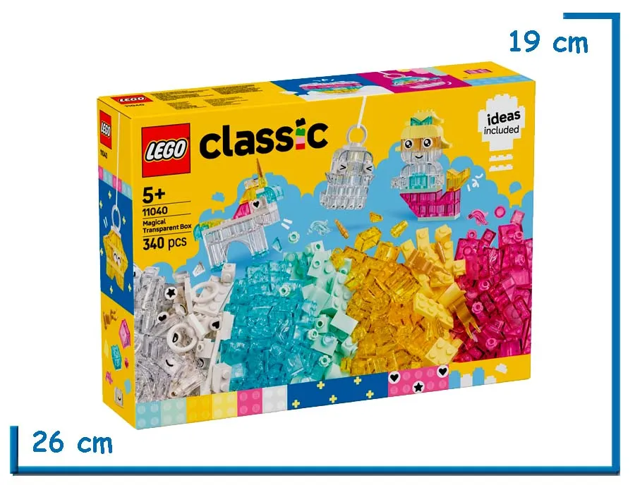 LEGO CLASSIC MAGICAL TRANSPARENT BOX