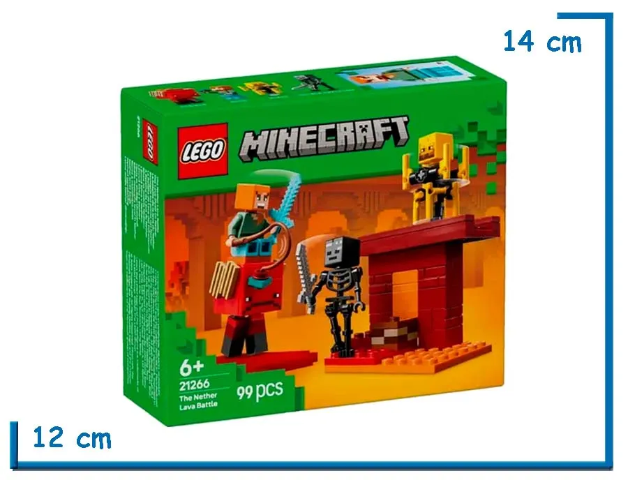 LEGO MINECRAFT THE NETHER LAVA BATTLE