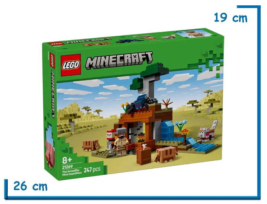LEGO MINECRAFT THE ARMADILLO MINE EXPEDITION