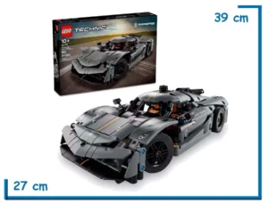 LEGO TECHNIC KOENIGSEGG JESKO ABSOLUT GREY HYPERCAR