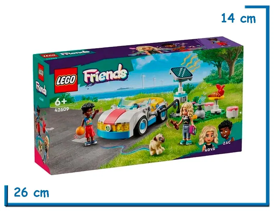 LEGO FRIENDS ELECTRIC CAR AND CHARGER