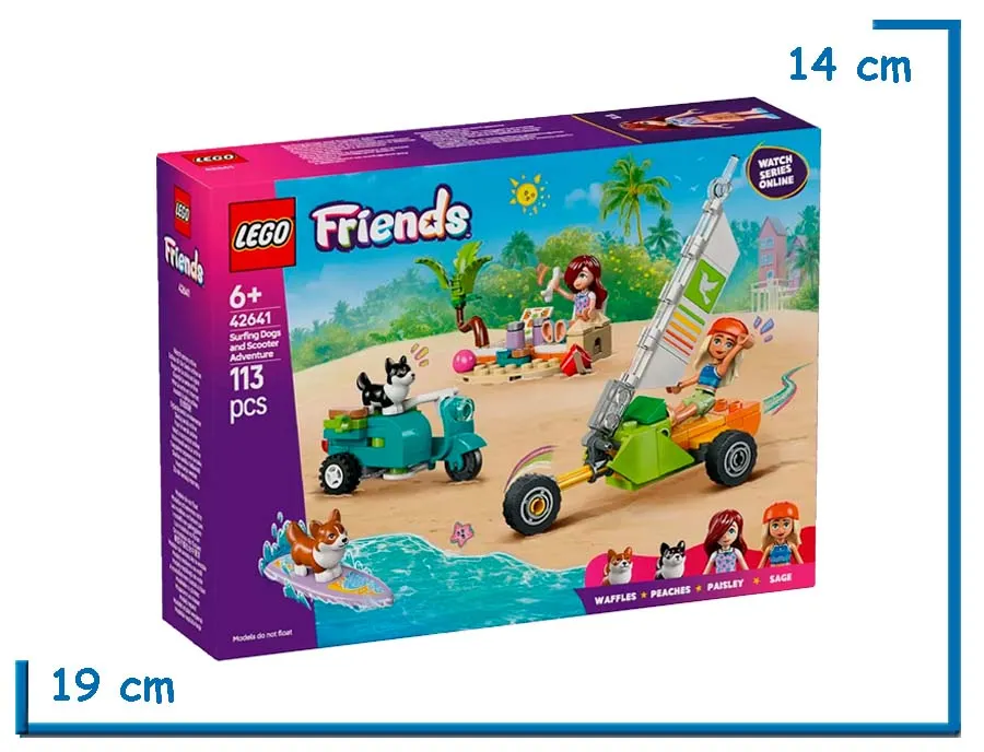 LEGO FRIENDS SURFING DOGS AND SCOOTER ADVENTURE