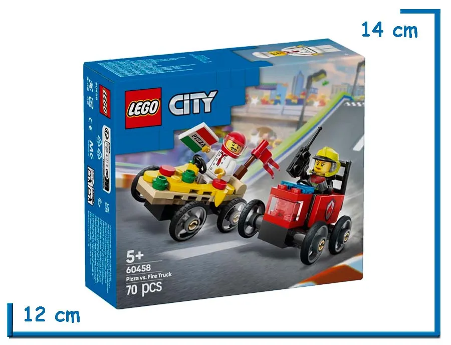LEGO CITY PIZZA VS FIRE TRUCK