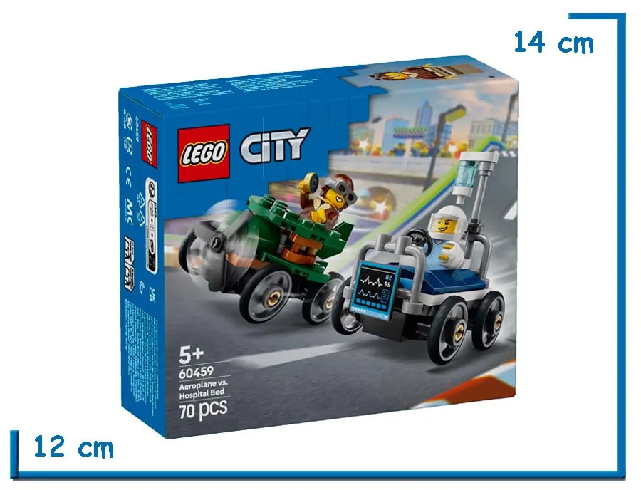 LEGO CITY AEROPLANE VS HOSPITAL BED