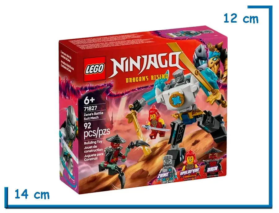 LEGO NINJAGO DRAGON RISING ZANES BATTLE SUIT MECH