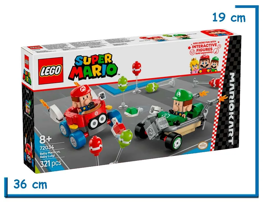 LEGO SUPER MARIO BABY MARIO VS BABY LUIGI
