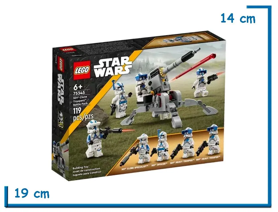 LEGO STAR WARS 501 CLONE TROOPER BATTLE PACK