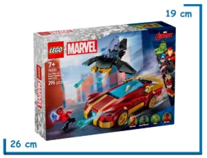 LEGO MARVEL IRON MAN CAR & BLACK PANTHER VS RED HULK