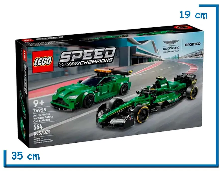 LEGO SPEED CHAMPIONS ASTON MARTIN VANTAGE SAFETY CAR & AMR23