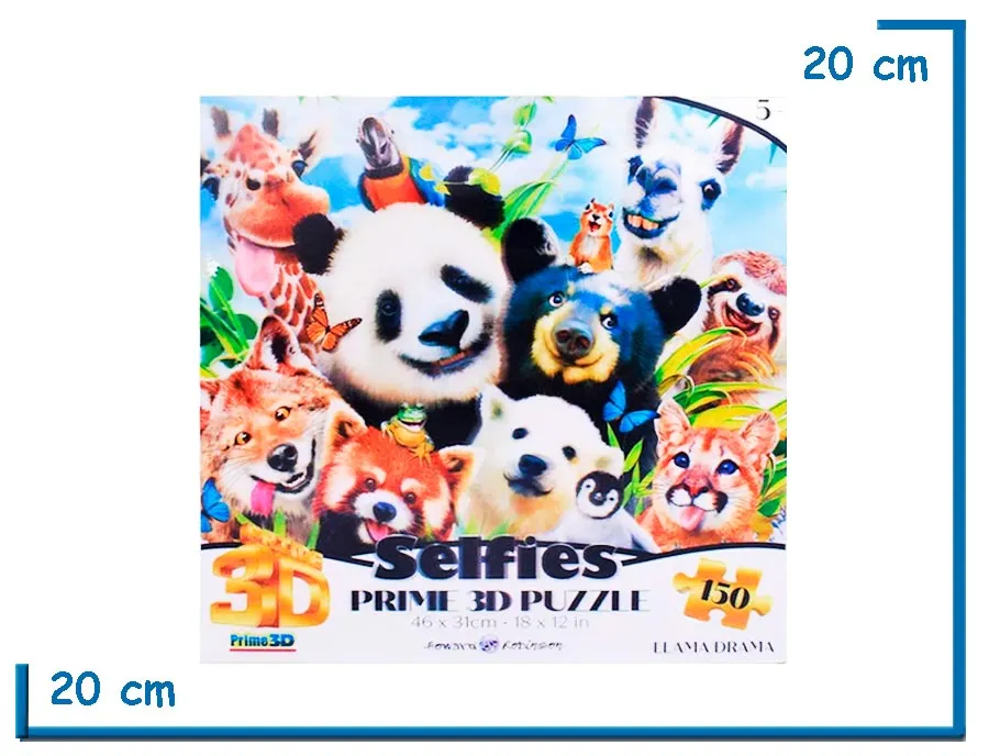 PRIME 3D PUZZLE X150 LLAMA DRAMA SELFIE