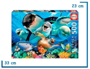 EDUCA PUZZLE X500 PZS SELFIE BAJO EL AGUA