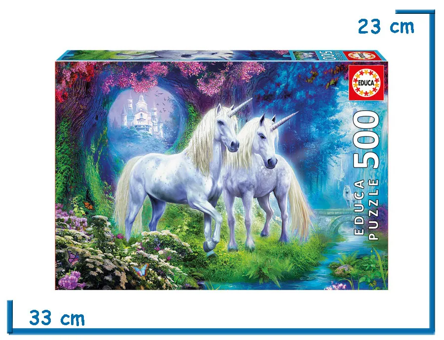 EDUCA PUZZLE X500P PZS UNICORNIOS EN EL BOSQUE
