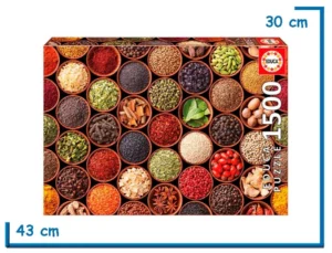 EDUCA PUZZLE X1500 PZS ESPECIAS Y CONDIMENTOS