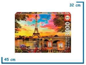 EDUCA PUZZLE X3000 PZS PUESTA DEL SOL EN PARIS