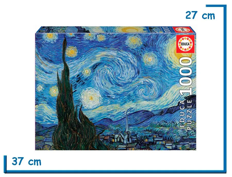 EDUCA PUZZLE X1000 PZS LA NOCHE ESTRELLADA VINCENT VAN GOGH